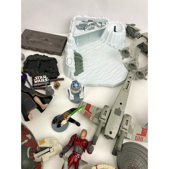 VTG Star Wars 1990s Action Figures Kenner Ships Micro Machines Lot Bundle - Picture 8 of 16